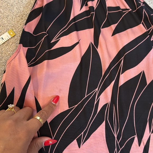 Ted Baker London LEAHLA Sour Cherry Halter Neck Dress Size Small - Picture 13 of 13